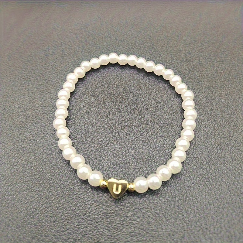 A-Z Heart Initial Bracelet
