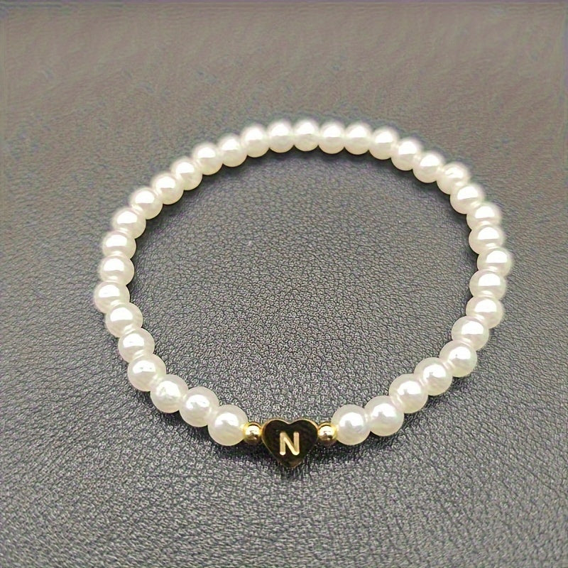 A-Z Heart Initial Bracelet