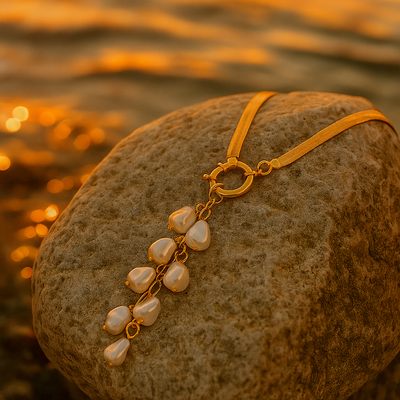 Waterfall of Pearls Necklace
