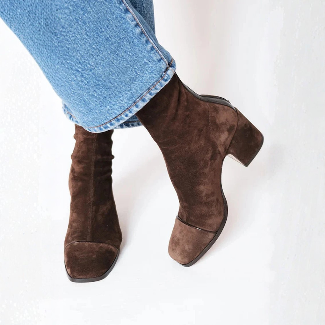 Cezoria – Elegant Comfort Heel Boots
