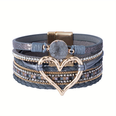Bohemian Multi-Layer Leather Bracelet