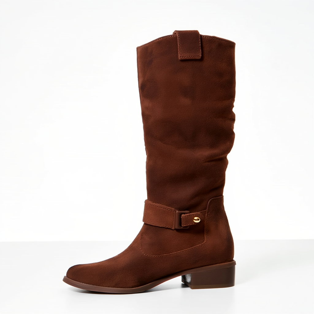 Cezoria | Elegant Suede Boots