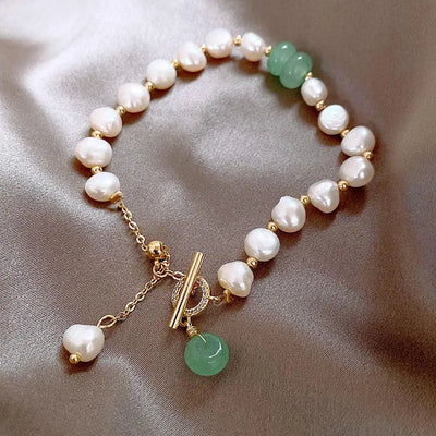 Elegant Pearl Adventure Bracelet