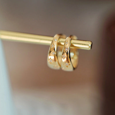 Luxury Gold & Silver Earrings