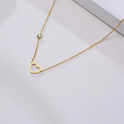 Radiant Sideways Cross Necklace