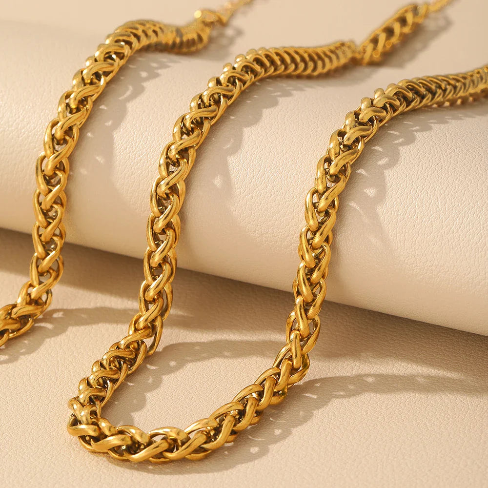 Chic Stainless Steel Chain Set