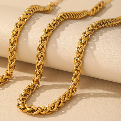 Chic Stainless Steel Chain Set