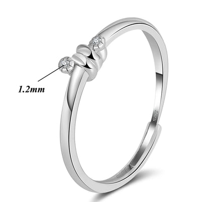 Elegant Tiny Crystal Ring