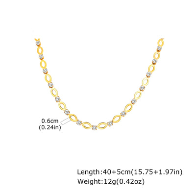 Exclusive Oval Link Zirconia Set