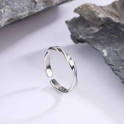 Timeless Sterling Silver Twisted Wire Ring