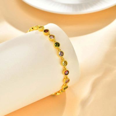 Shining Rainbow Charm Bracelet