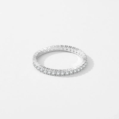 Shining Minimalist Eternity Ring