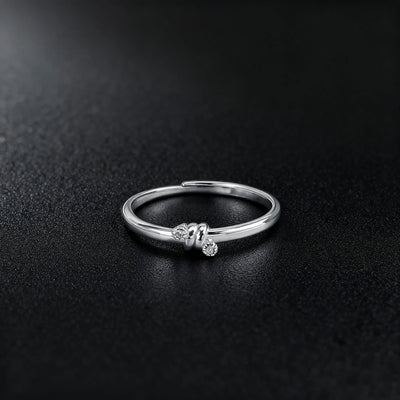 Elegant Tiny Crystal Ring