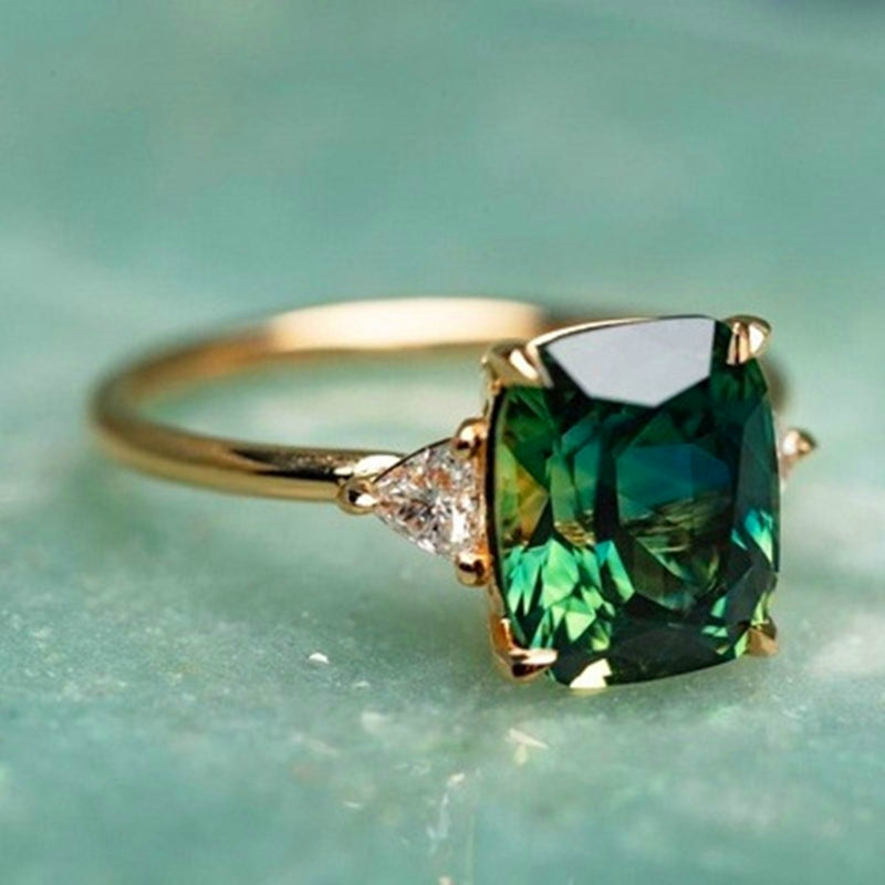 Fortune Green Gem Ring