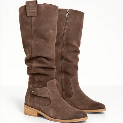 Cezoria | Elegant Suede Boots