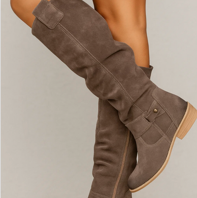Cezoria | Elegant Suede Boots