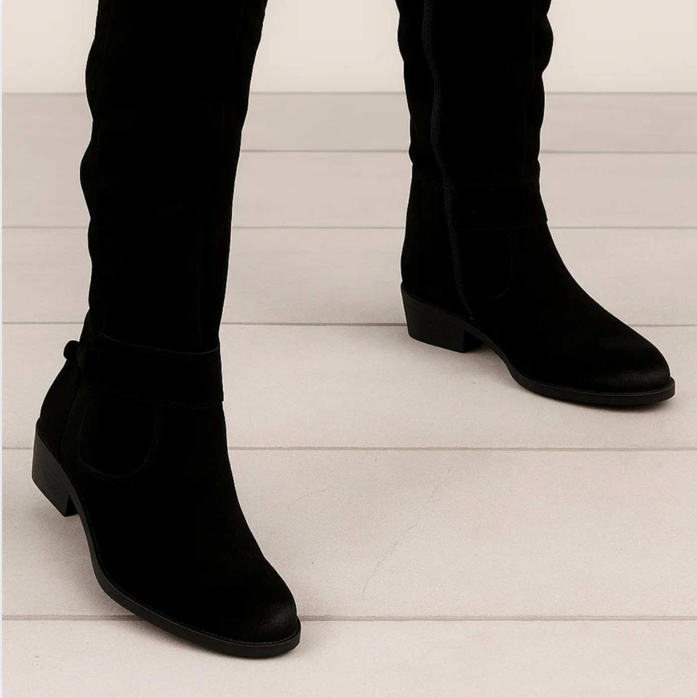 Cezoria | Elegant Suede Boots