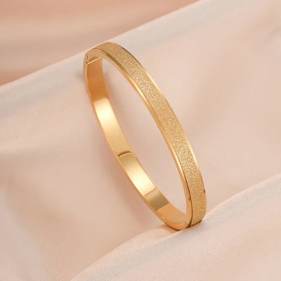 Elegant Minimalist Gold Bangles
