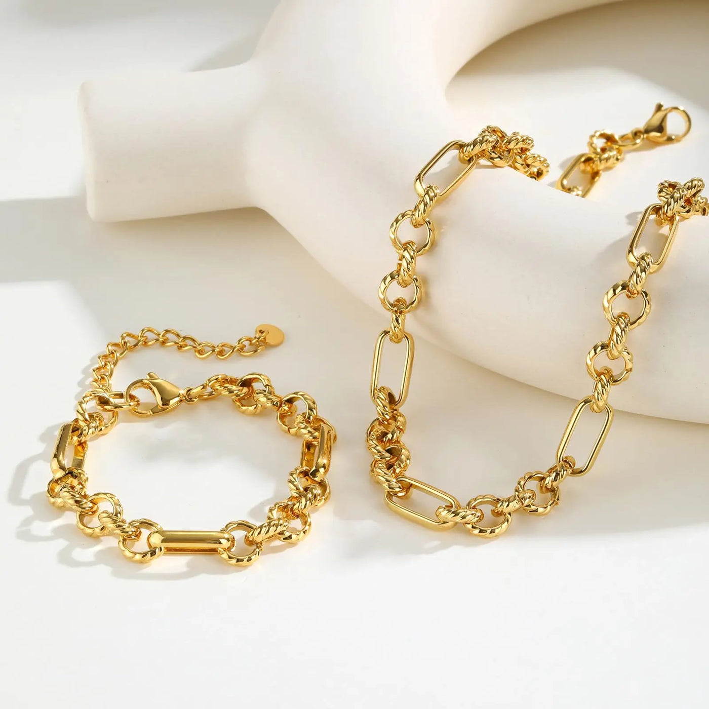 Antique Gold-Plated Chain Set