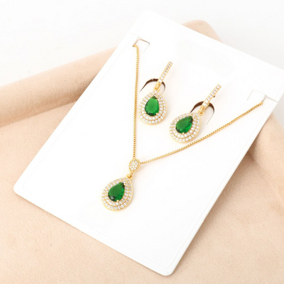 Green Gold Jewellery Set