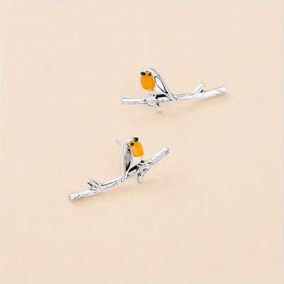 Cartoon Animal Bird Earrings