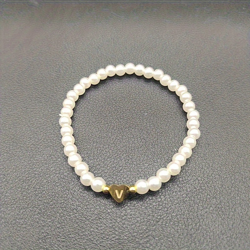 A-Z Heart Initial Bracelet
