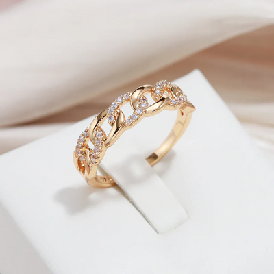 Chic Gold Link Ring