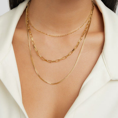 Multi-Layer Chain Necklace