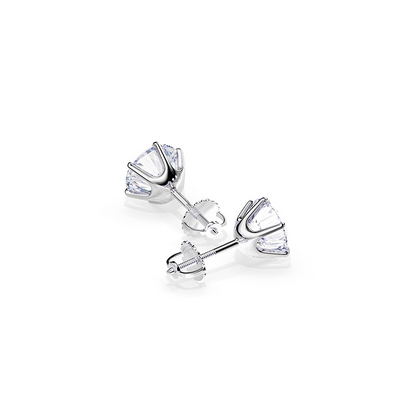 Chic White Gold Tera Earrings